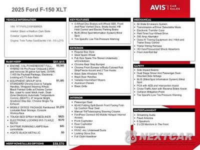 Zdjęcie 12 z 13 samochodu: 2025 FORD F150 XLT VIN:1FTFW3LD1SFB00925 - miniatura