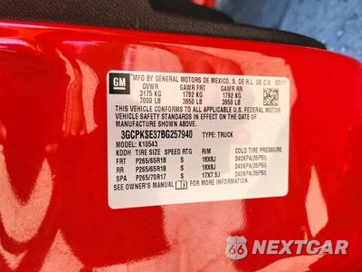 Zdjęcie 12 z 12 samochodu: 2011 CHEVROLET SILVERADO K1500 LT VIN:3GCPKSE37BG257940 - miniatura