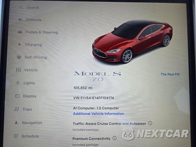 Zdjęcie 9 z 12 samochodu: 2015 TESLA MODEL S 70 VIN:5YJSA1E14FF104174 - miniatura