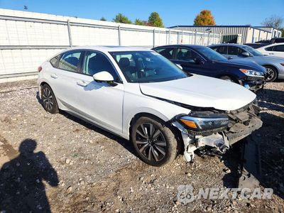 Czwarte zdjęcie samochodu z boku: 2022 HONDA CIVIC EXL VIN:19XFL1H75NE012863 - miniatura