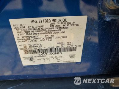 Zdjęcie 13 z 13 samochodu: 2018 FORD ECOSPORT SE VIN:MAJ3P1TE4JC180272 - miniatura