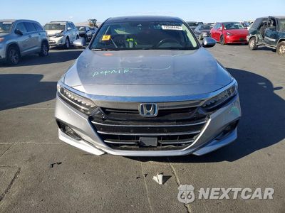 Piąte zdjęcie samochodu w środku: 2021 HONDA ACCORD TOURING HYBRID VIN:1HGCV3F94MA004785 - miniatura