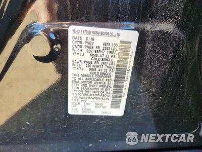Zdjęcie 13 z 13 samochodu: 2016 NISSAN ROGUE S VIN:JN8AT2MV0GW152756 - miniatura
