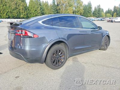 Trzecie zdjęcie samochodu z tyłu: 2016 TESLA MODEL X VIN:5YJXCDE25GF026466 - miniatura