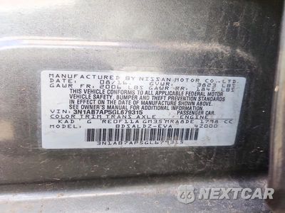 Zdjęcie 12 z 12 samochodu: 2016 NISSAN SENTRA SV VIN:3N1AB7AP5GL679315 - miniatura