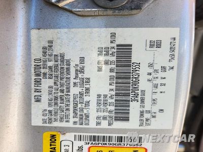 Zdjęcie 12 z 12 samochodu: 2016 FORD FUSION TITANIUM VIN:3FA6P0K90GR379552 - miniatura