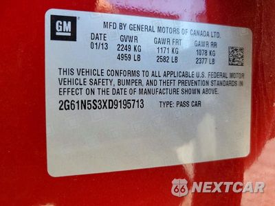 Zdjęcie 13 z 13 samochodu: 2013 CADILLAC XTS VIN:2G61N5S3XD9195713 - miniatura