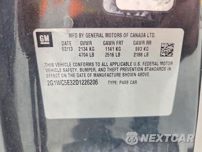 Zdjęcie 12 z 12 samochodu: 2013 CHEVROLET IMPALA VIN:2G1WC5E32D1226206 - miniatura