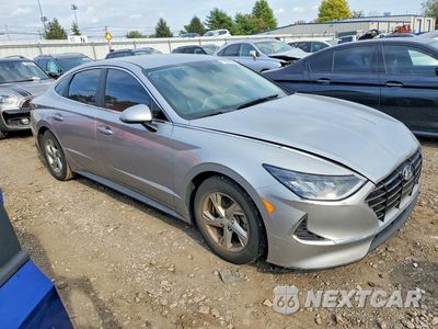 Czwarte zdjęcie samochodu z boku: 2021 HYUNDAI SONATA SE VIN:5NPEG4JAXMH073529 - miniatura