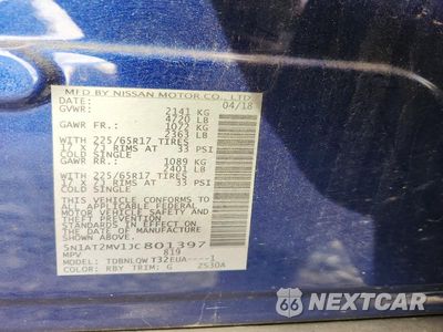 Zdjęcie 12 z 12 samochodu: 2018 NISSAN ROGUE SV VIN:5N1AT2MV1JC801397 - miniatura