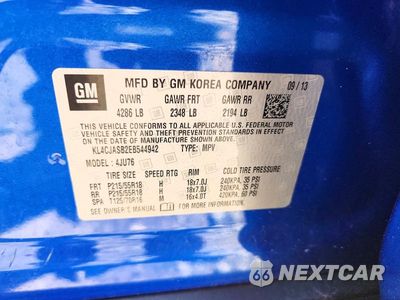 Zdjęcie 13 z 13 samochodu: 2014 BUICK ENCORE VIN:KL4CJASB2EB544942 - miniatura