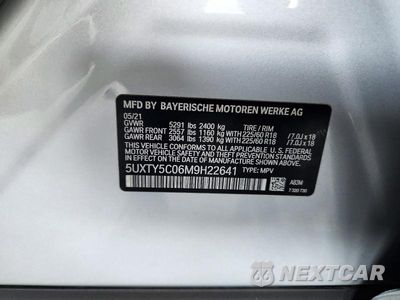 Zdjęcie 13 z 13 samochodu: 2021 BMW X3 XDRIVE30I VIN:5UXTY5C06M9H22641 - miniatura