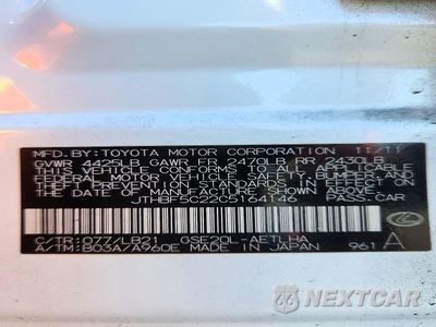 Zdjęcie 13 z 13 samochodu: 2012 LEXUS IS 250 BASE VIN:JTHBF5C22C5164146 - miniatura