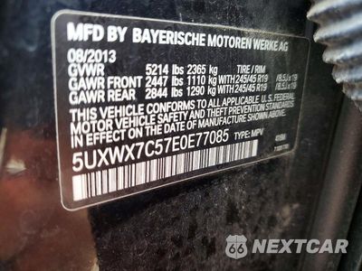Zdjęcie 13 z 13 samochodu: 2014 BMW X3 XDRIVE35I VIN:5UXWX7C57E0E77085 - miniatura
