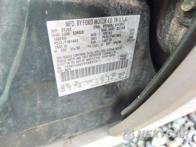 Zdjęcie 13 z 13 samochodu: 2001 FORD ESCAPE XLT VIN:1FMYU04191KB93311 - miniatura
