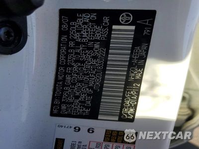 Zdjęcie 12 z 12 samochodu: 2008 TOYOTA PRIUS TOURING VIN:JTDKB20U183307222 - miniatura