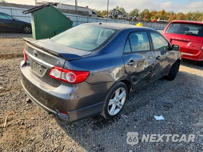 Trzecie zdjęcie samochodu z tyłu: 2013 TOYOTA COROLLA S VIN:2T1BU4EE6DC024761 - miniatura