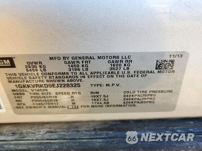 Zdjęcie 13 z 13 samochodu: 2014 GMC ACADIA SLT-1 VIN:1GKKVRKD9EJ228325 - miniatura