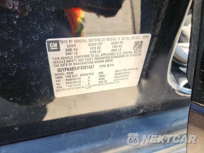 Zdjęcie 13 z 13 samochodu: 2015 CADILLAC SRX VIN:3GYFNAE34FS581437 - miniatura