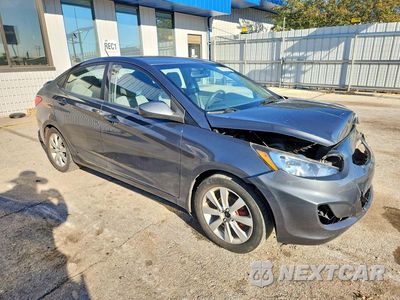 Czwarte zdjęcie samochodu z boku: 2013 HYUNDAI ACCENT GLS VIN:KMHCU4AE4DU365455 - miniatura