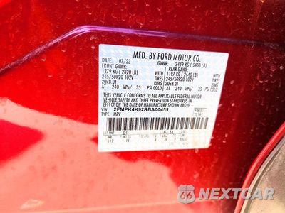 Zdjęcie 12 z 12 samochodu: 2024 FORD EDGE TITANIUM VIN:2FMPK4K92RBA00455 - miniatura