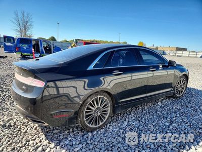 Trzecie zdjęcie samochodu z tyłu: 2014 LINCOLN MKZ HYBRID VIN:3LN6L2LU1ER820117 - miniatura
