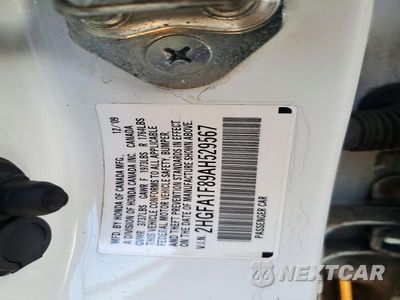 Zdjęcie 12 z 12 samochodu: 2010 HONDA CIVIC EX VIN:2HGFA1F89AH529567 - miniatura