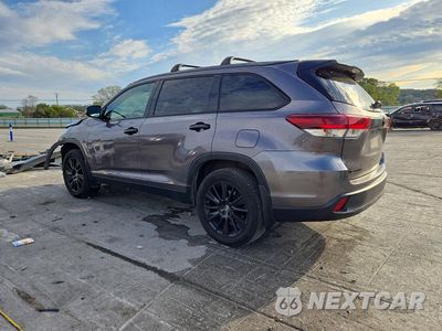 Drugie zdjęcie samochodu z przodu: 2019 TOYOTA HIGHLANDER SE VIN:5TDJZRFH8KS960291 - miniatura