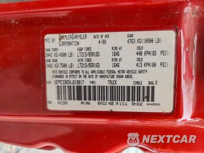 Zdjęcie 12 z 12 samochodu: 1999 DODGE RAM 3500 VIN:1B7MC3365XJ618817 - miniatura