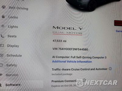 Zdjęcie 9 z 14 samochodu: 2022 TESLA MODEL Y VIN:7SAYGDEF2NF544580 - miniatura