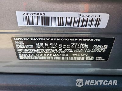 Zdjęcie 13 z 13 samochodu: 2024 BMW X5 SDRIVE 40I VIN:5UX13EU03R9S49399 - miniatura