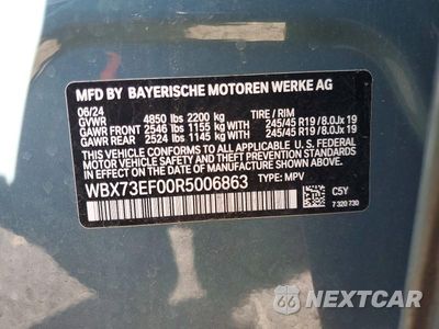 Zdjęcie 13 z 13 samochodu: 2024 BMW X1 XDRIVE28I VIN:WBX73EF00R5006863 - miniatura