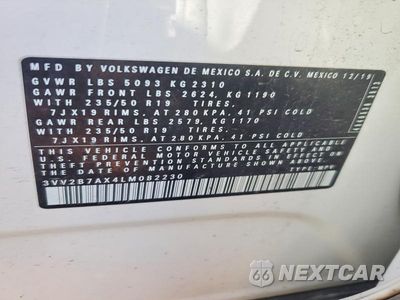 Zdjęcie 13 z 13 samochodu: 2020 VOLKSWAGEN TIGUAN SE VIN:3VV2B7AX4LM082230 - miniatura