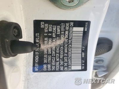Zdjęcie 12 z 12 samochodu: 2021 HONDA CIVIC SPORT VIN:SHHFK7H4XMU402134 - miniatura