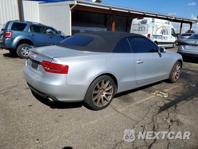 Trzecie zdjęcie samochodu z tyłu: 2012 AUDI A5 PREMIUM PLUS VIN:WAULFAFH0CN001684 - miniatura