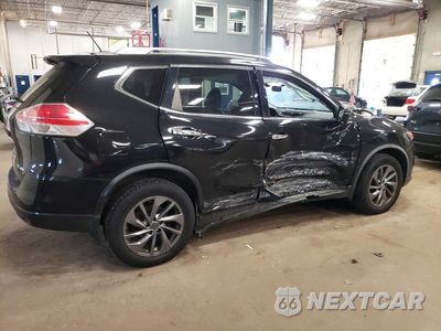 Trzecie zdjęcie samochodu z tyłu: 2016 NISSAN ROGUE SL VIN:JN8AT2MV3GW144537 - miniatura