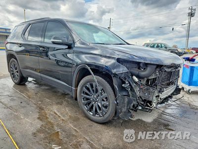 Czwarte zdjęcie samochodu z boku: 2023 CHEVROLET TRAVERSE RS VIN:1GNEVJKW6PJ343857 - miniatura