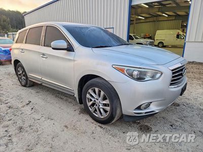Czwarte zdjęcie samochodu z boku: 2013 INFINITI JX35 BASE VIN:5N1AL0MM1DC351976 - miniatura