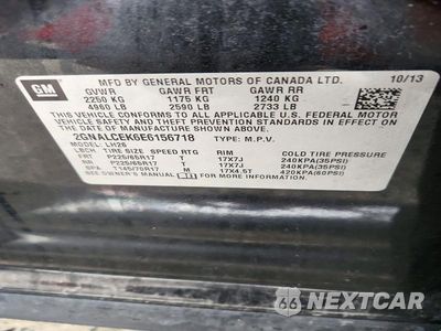 Zdjęcie 14 z 14 samochodu: 2014 CHEVROLET EQUINOX LT VIN:2GNALCEK6E6156718 - miniatura