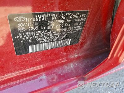 Zdjęcie 12 z 12 samochodu: 2016 HYUNDAI ELANTRA GT BASE VIN:KMHD35LH0GU319095 - miniatura