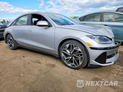 Czwarte zdjęcie samochodu z boku: 2025 HYUNDAI IONIQ 6 SEL VIN:KMHM34AC6SA092992 - miniatura