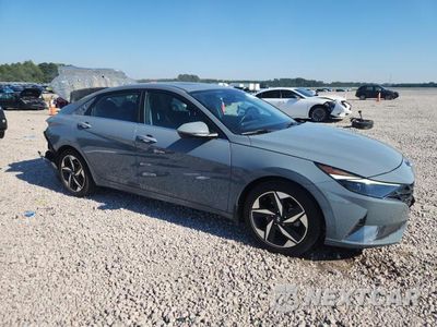 Czwarte zdjęcie samochodu z boku: 2022 HYUNDAI ELANTRA LIMITED VIN:KMHLP4AG7NU337532 - miniatura