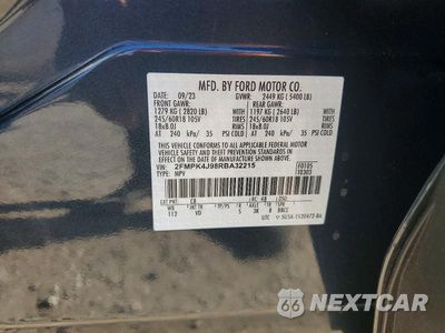 Zdjęcie 13 z 13 samochodu: 2024 FORD EDGE SEL VIN:2FMPK4J98RBA32215 - miniatura