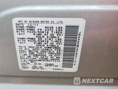 Zdjęcie 13 z 13 samochodu: 2012 NISSAN ROGUE VIN:JN8AS5MV6CW377374 - miniatura