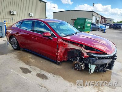 Czwarte zdjęcie samochodu z boku: 2025 HYUNDAI SONATA HYBRID SEL VIN:KMHL34JJ6SA105038 - miniatura