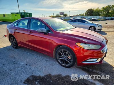 Czwarte zdjęcie samochodu z boku: 2018 FORD FUSION SE VIN:3FA6P0HD8JR240000 - miniatura