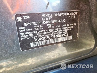 Zdjęcie 12 z 12 samochodu: 2015 BMW 328 XI VIN:WBA3B3G5XFNR87922 - miniatura