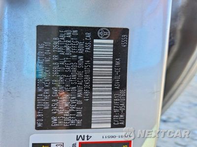 Zdjęcie 12 z 12 samochodu: 2011 TOYOTA CAMRY LE VIN:4T4BF3EK5BR107514 - miniatura
