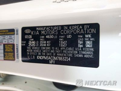 Zdjęcie 13 z 13 samochodu: 2021 KIA SPORTAGE LX VIN:KNDPM3AC0M7863214 - miniatura