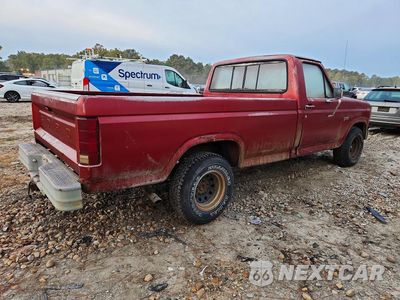 Trzecie zdjęcie samochodu z tyłu: 1985 FORD F150 VIN:1FTDF15N4FNA37848 - miniatura